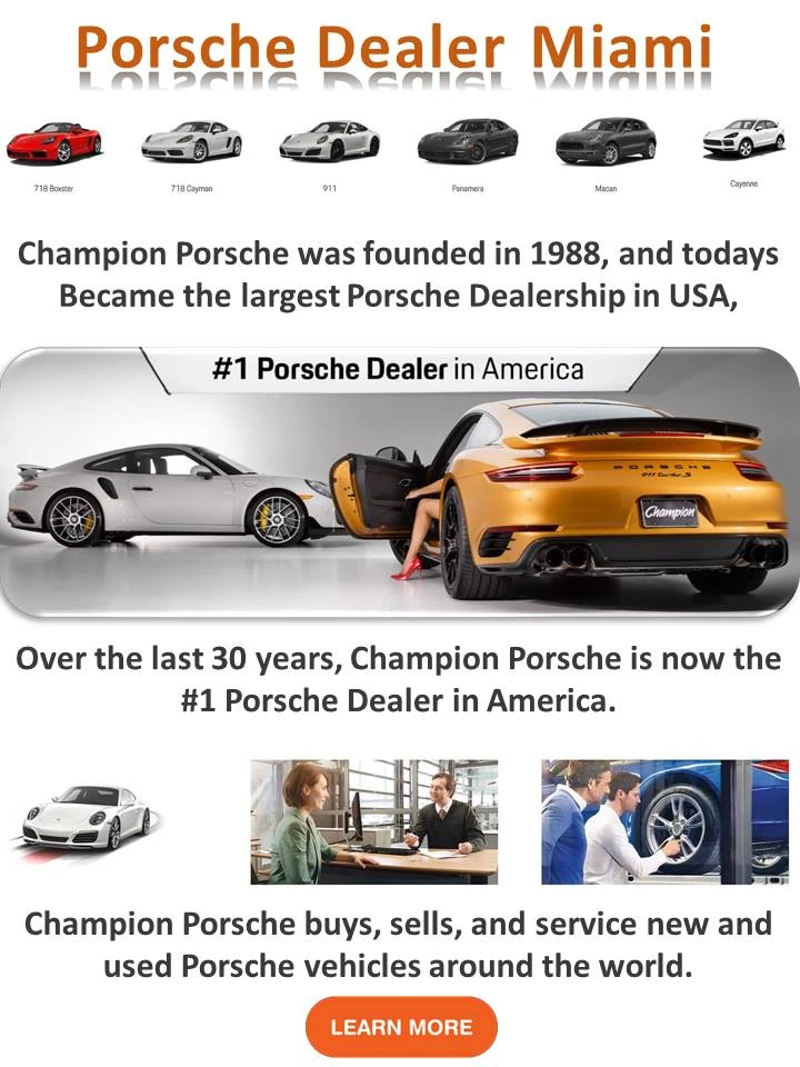 Porsche Dealer Miami